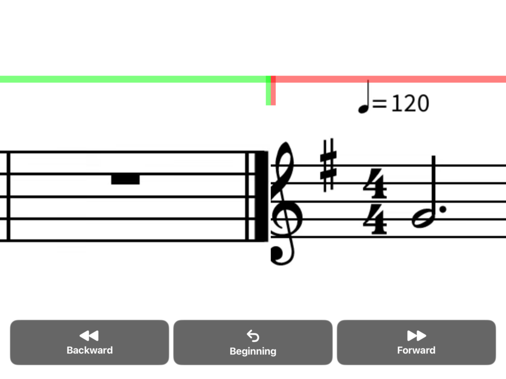 Music Zoom showing a repeat